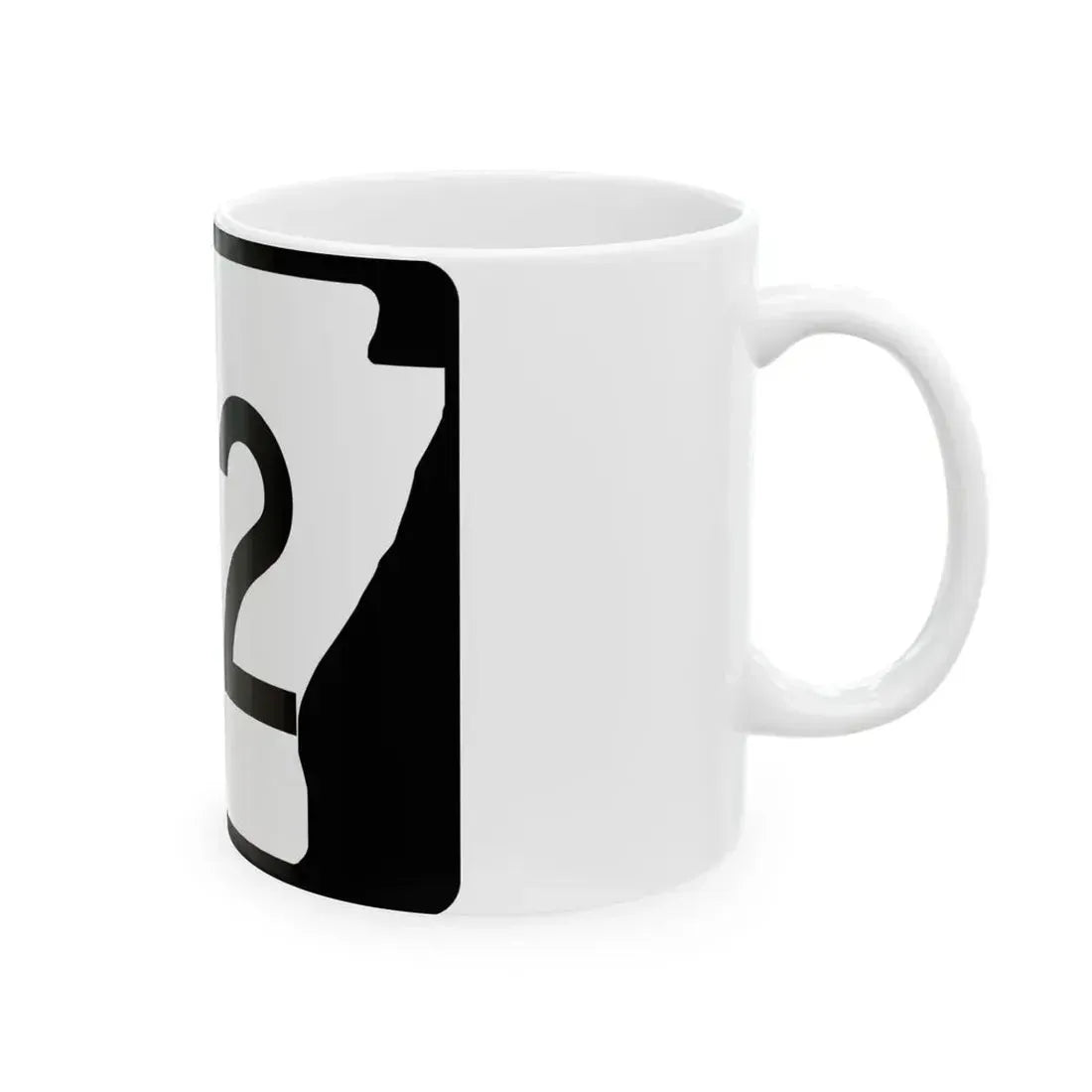 Arkansas 102 (Arkansas) (Road Sign) White Coffee Mug - Go Mug Yourself