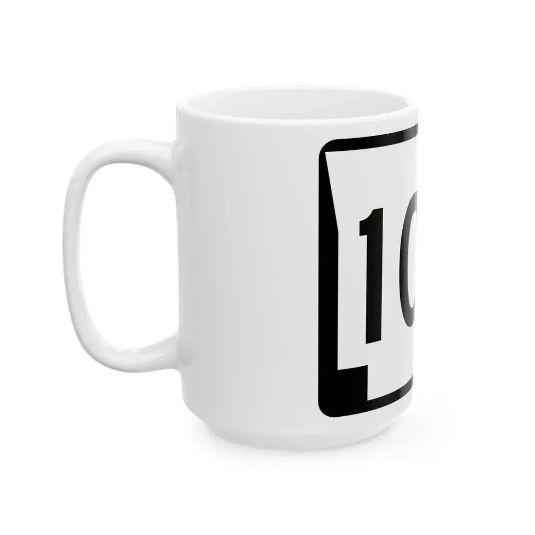 Arkansas 102 (Arkansas) (Road Sign) White Coffee Mug - Go Mug Yourself