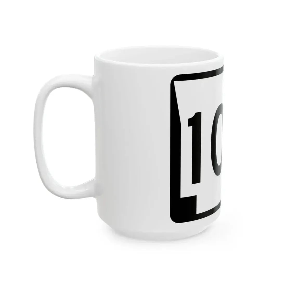 Arkansas 102B (Arkansas) (Road Sign) White Coffee Mug - Go Mug Yourself