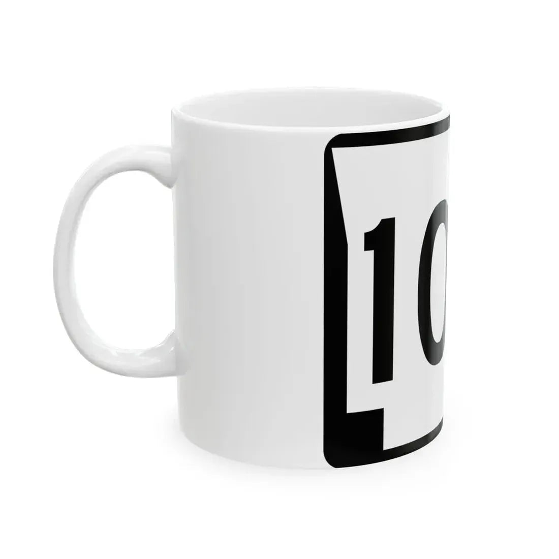 Arkansas 102B (Arkansas) (Road Sign) White Coffee Mug - Go Mug Yourself