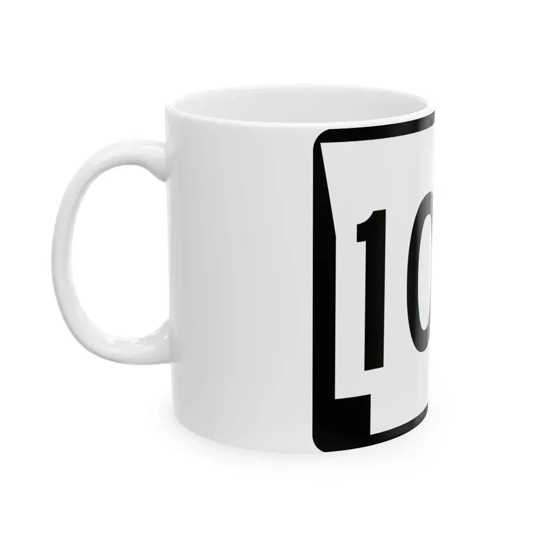 Arkansas 102S (Arkansas) (Road Sign) White Coffee Mug - Go Mug Yourself