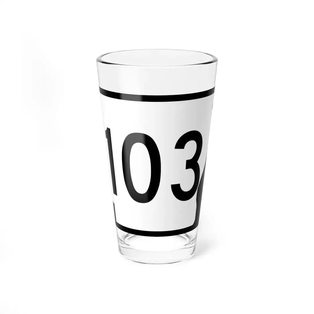 Arkansas 103 (Arkansas) (Road Sign) Pint Glss 16oz 16oz - Go Mug Yourself