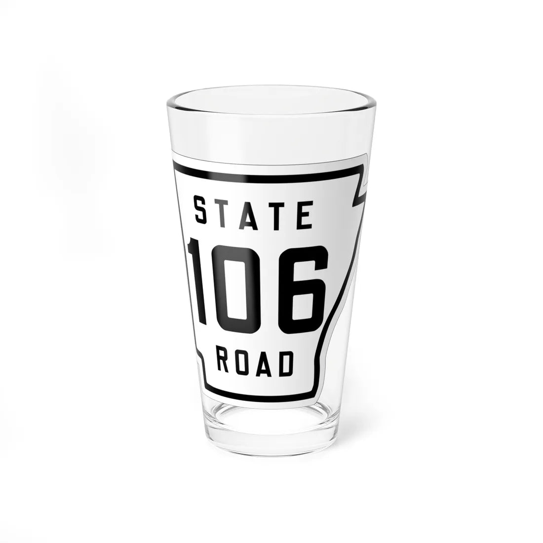 Arkansas 106 1926 (Arkansas) (Road Sign) Pint Glss 16oz 16oz - Go Mug Yourself