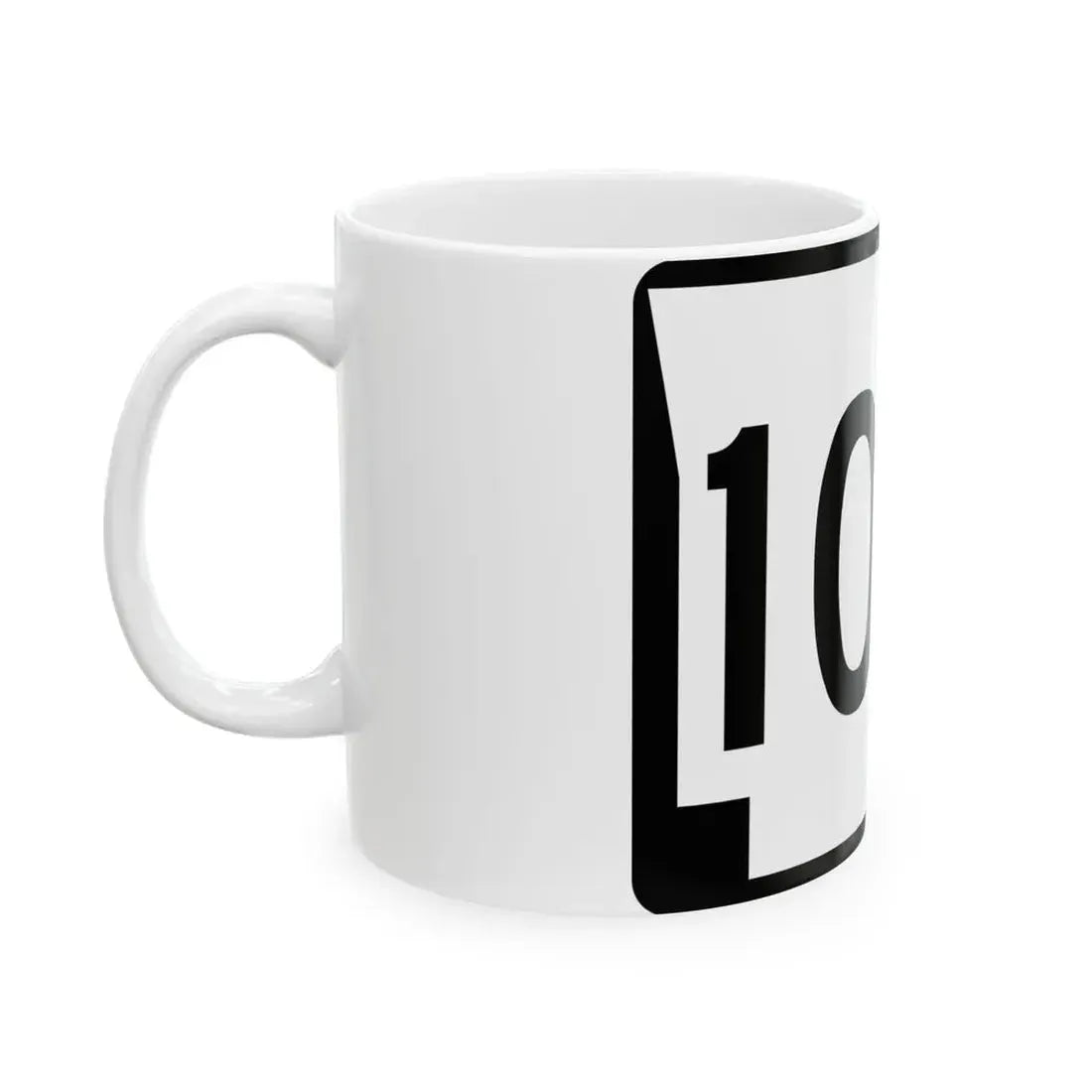 Arkansas 106 (Arkansas) (Road Sign) White Coffee Mug - Go Mug Yourself