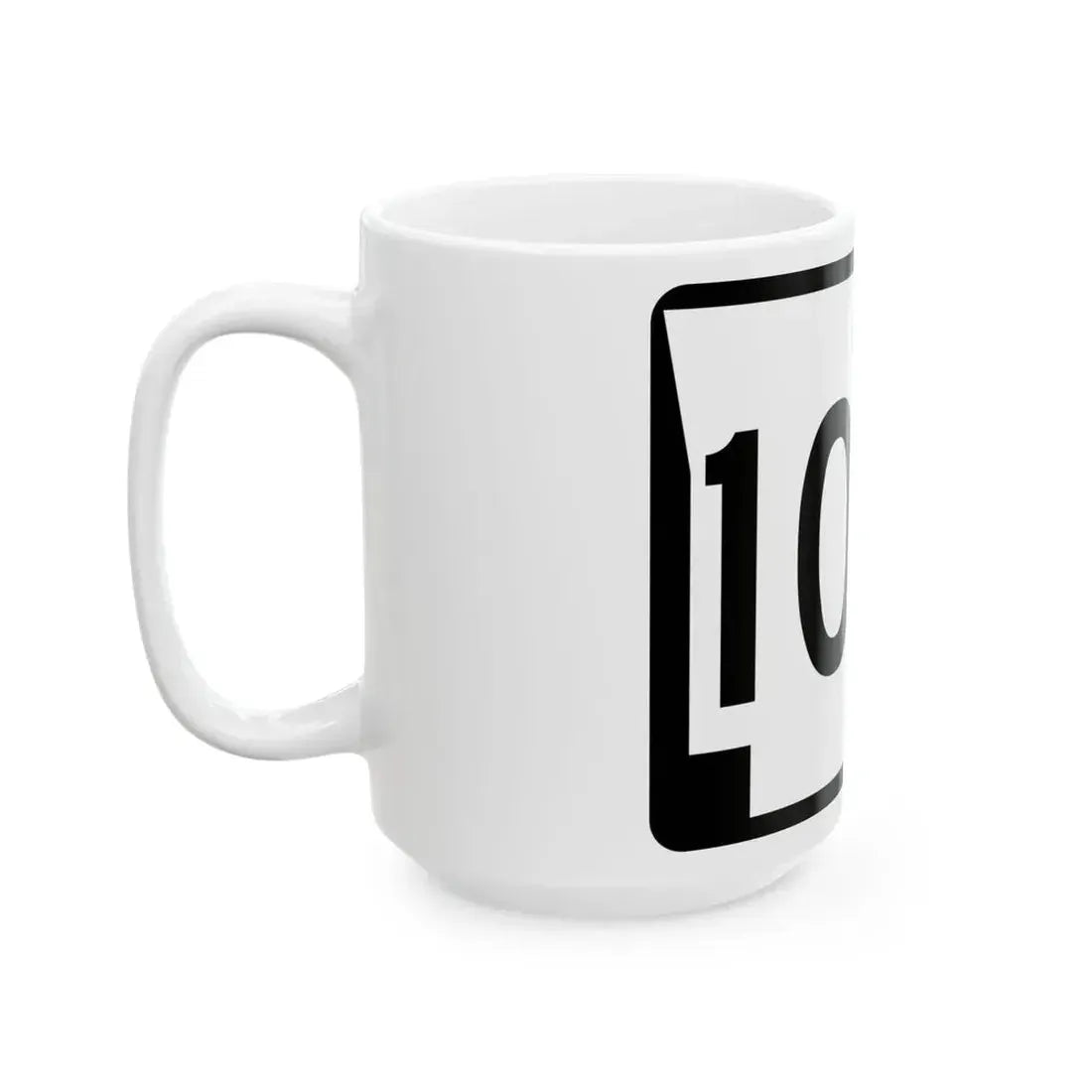 Arkansas 106S (Arkansas) (Road Sign) White Coffee Mug - Go Mug Yourself