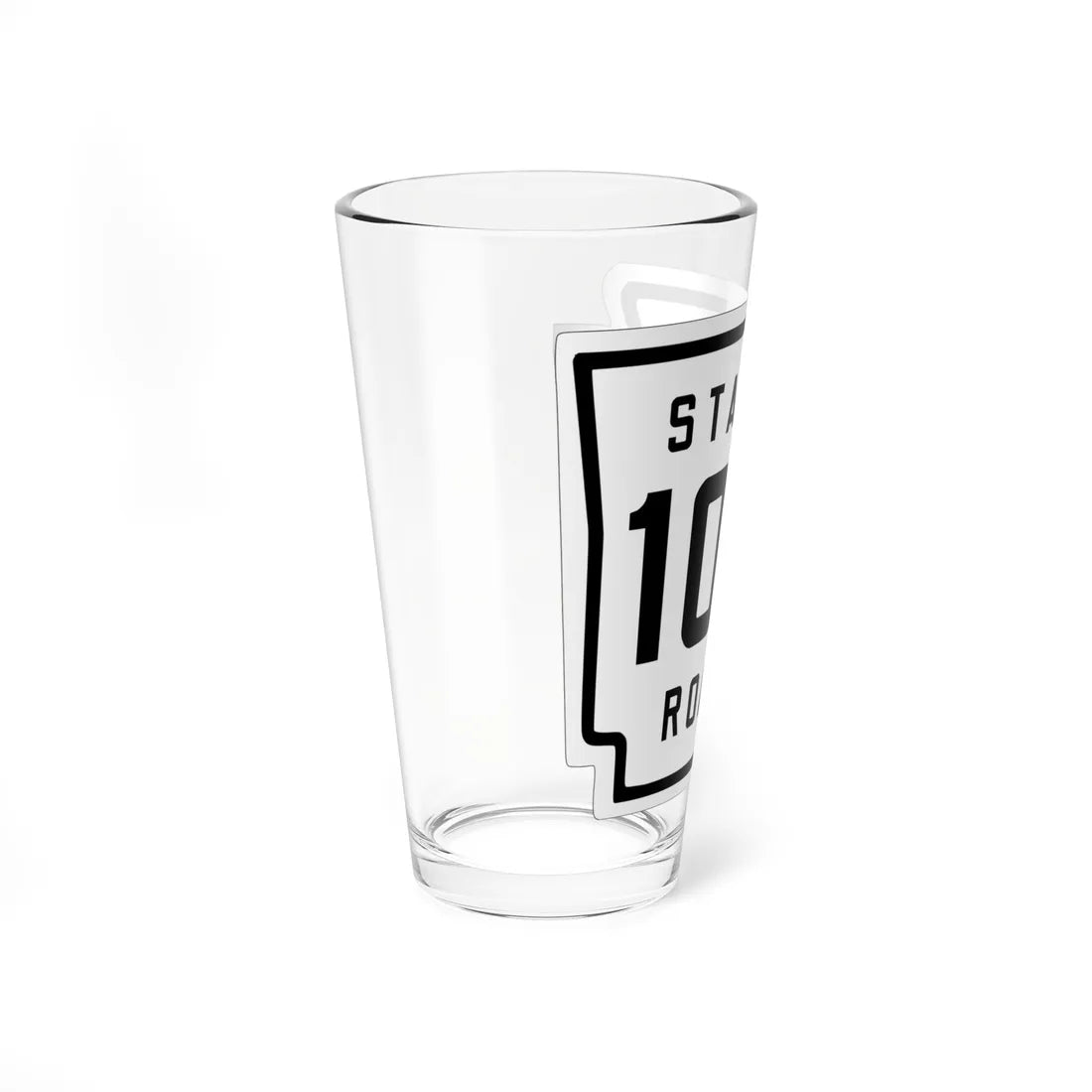 Arkansas 107 1926 (Arkansas) (Road Sign) Pint Glss 16oz - Go Mug Yourself