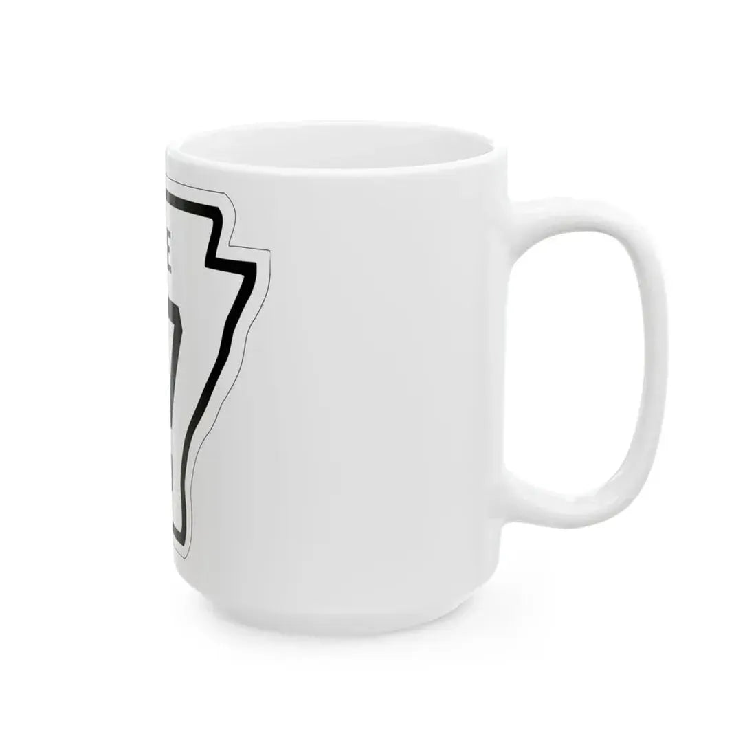 Arkansas 107 1926 (Arkansas) (Road Sign) White Coffee Mug - Go Mug Yourself