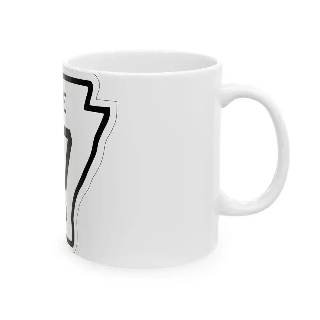 Arkansas 107 1926 (Arkansas) (Road Sign) White Coffee Mug - Go Mug Yourself