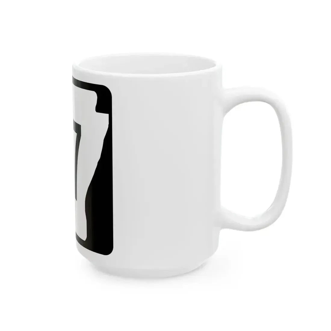 Arkansas 107 1970 (Arkansas) (Road Sign) White Coffee Mug - Go Mug Yourself