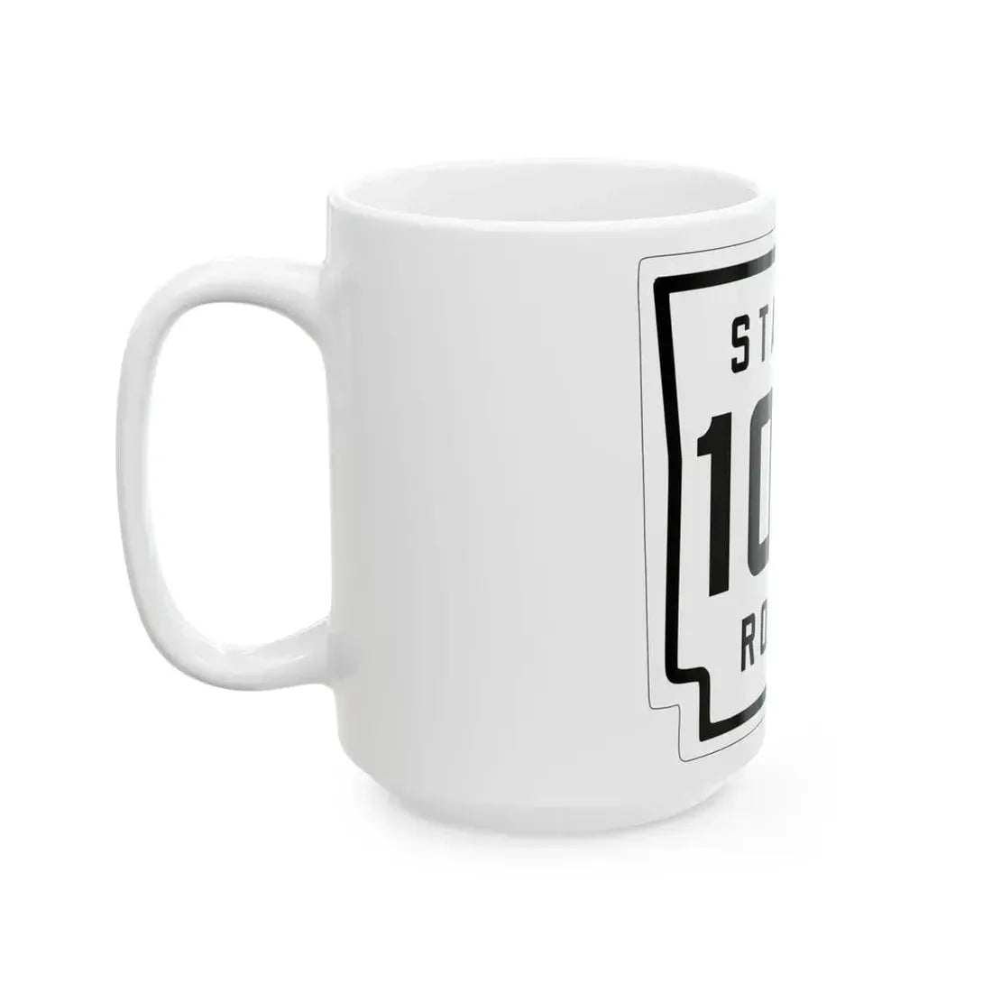Arkansas 108 1926 (Arkansas) (Road Sign) White Coffee Mug - Go Mug Yourself