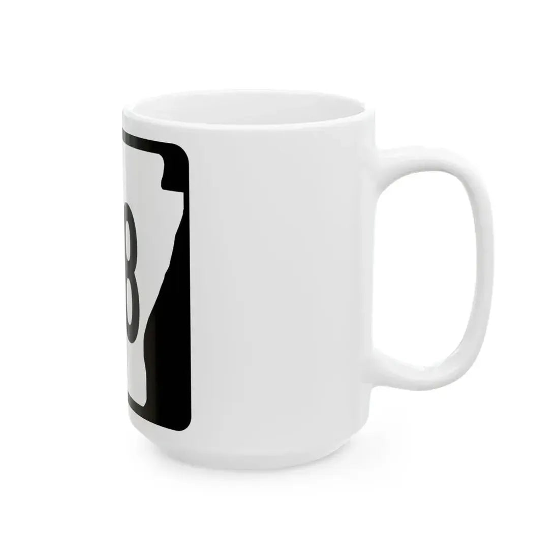 Arkansas 108 1970 (Arkansas) (Road Sign) White Coffee Mug - Go Mug Yourself