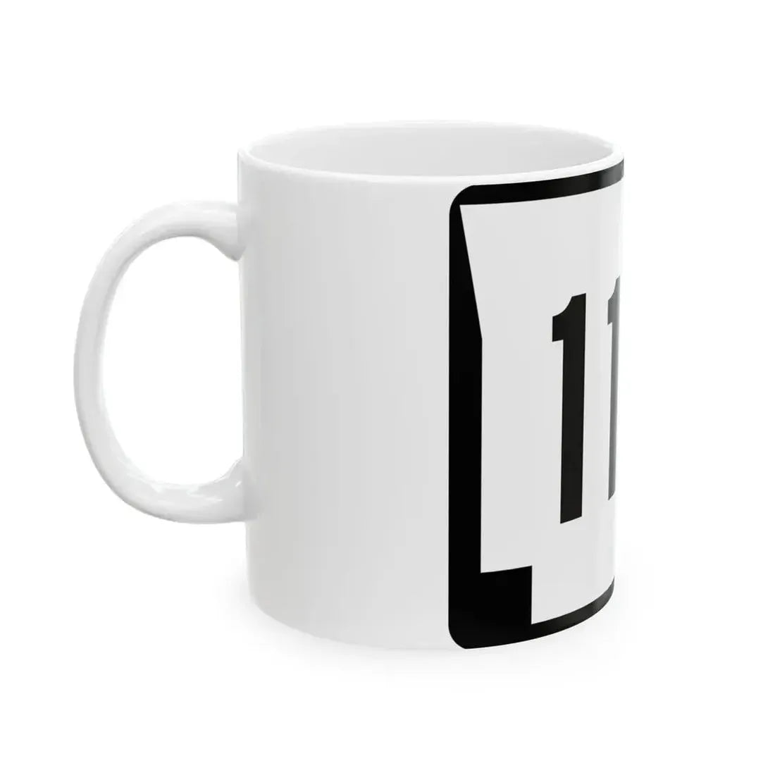 Arkansas 110 (Arkansas) (Road Sign) White Coffee Mug - Go Mug Yourself