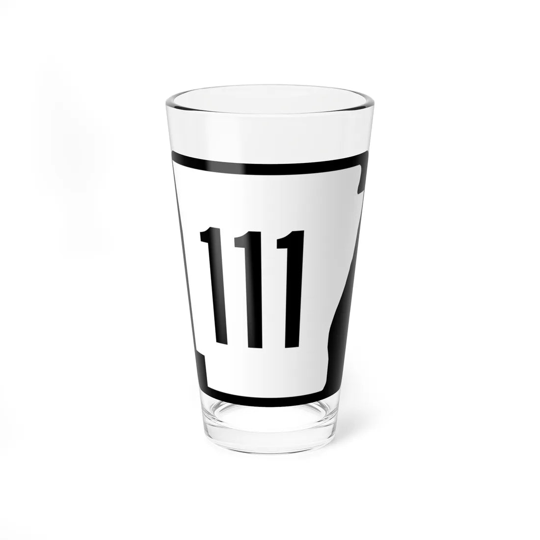 Arkansas 111 1970 (Arkansas) (Road Sign) Pint Glss 16oz 16oz - Go Mug Yourself