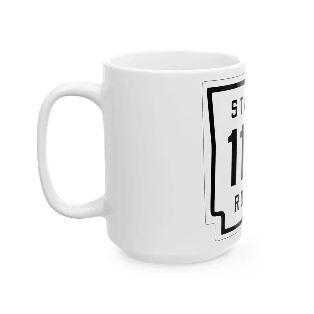 Arkansas 112 1926 (Arkansas) (Road Sign) White Coffee Mug - Go Mug Yourself