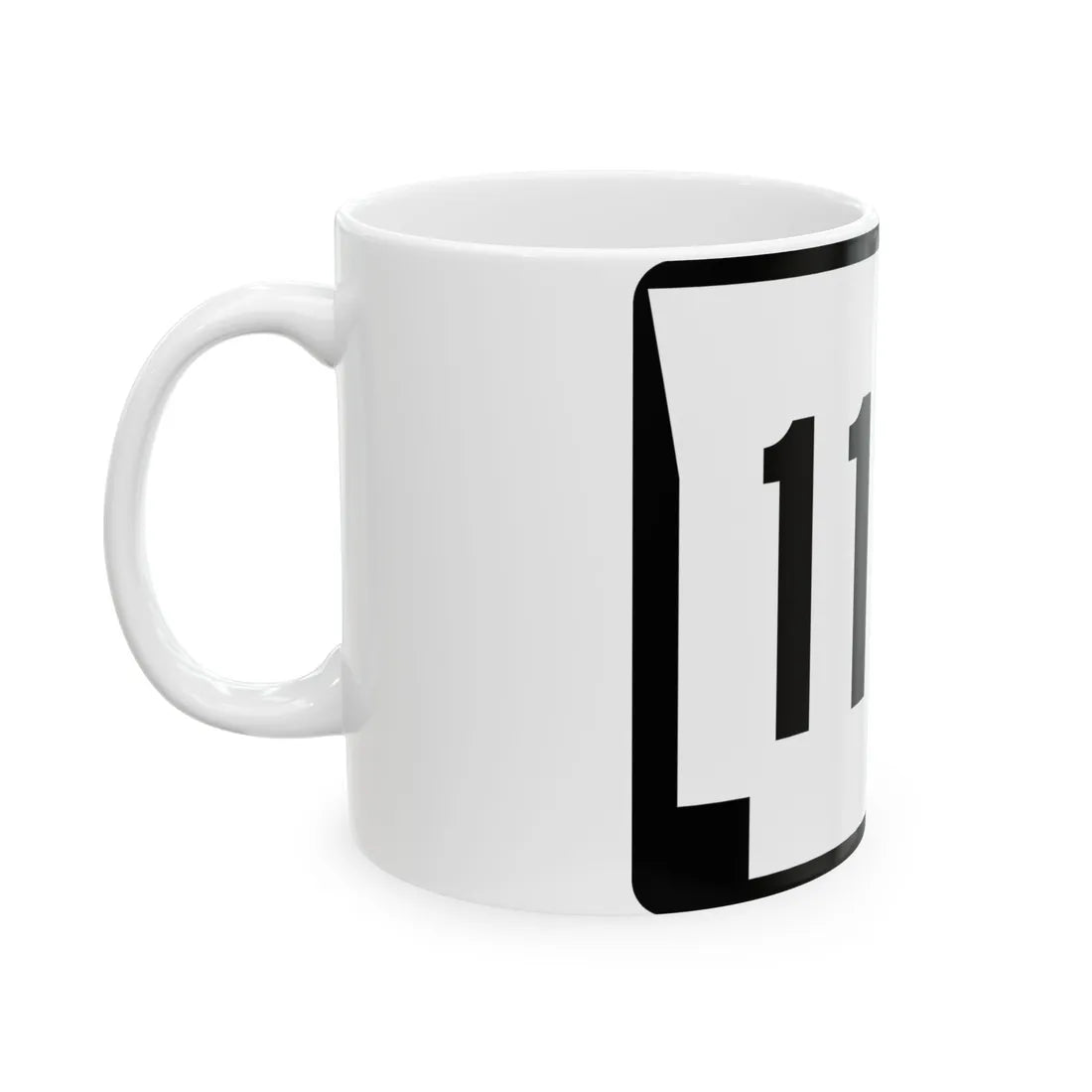Arkansas 112S (Arkansas) (Road Sign) White Coffee Mug - Go Mug Yourself
