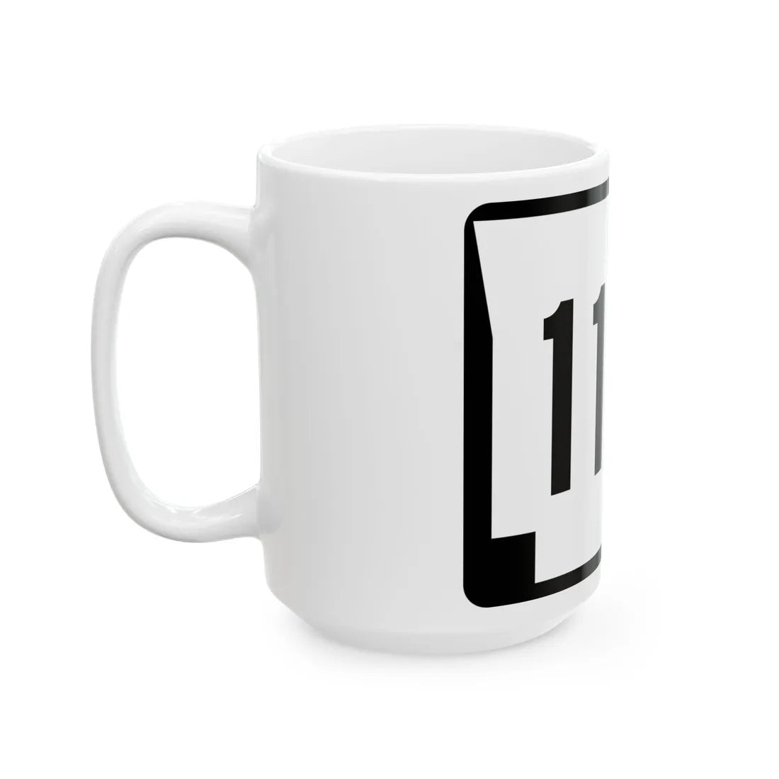 Arkansas 112S (Arkansas) (Road Sign) White Coffee Mug - Go Mug Yourself