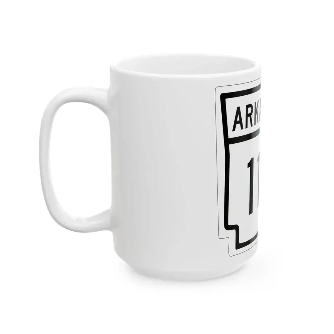 Arkansas 113 1948 (Arkansas) (Road Sign) White Coffee Mug - Go Mug Yourself