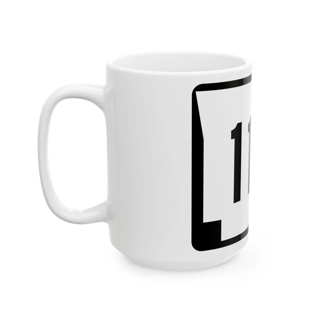 Arkansas 113 (Arkansas) (Road Sign) White Coffee Mug - Go Mug Yourself