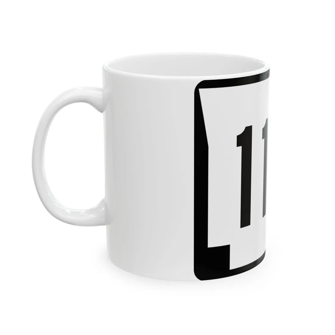 Arkansas 113S (Arkansas) (Road Sign) White Coffee Mug - Go Mug Yourself