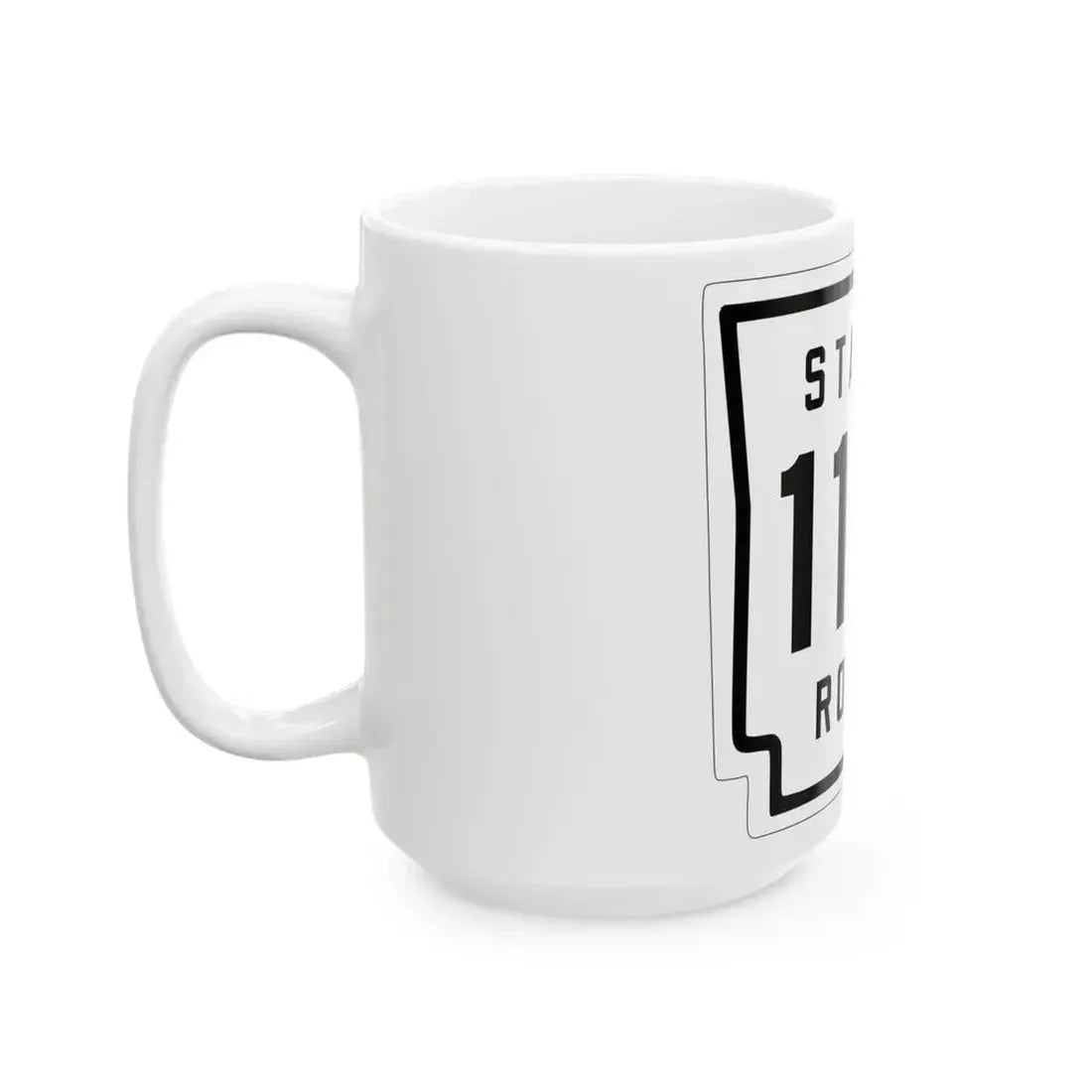 Arkansas 115 1926 (Arkansas) (Road Sign) White Coffee Mug - Go Mug Yourself