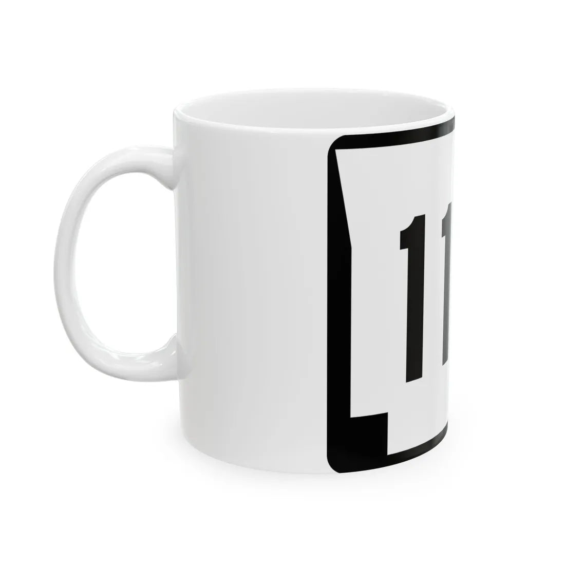 Arkansas 116 (Arkansas) (Road Sign) White Coffee Mug - Go Mug Yourself