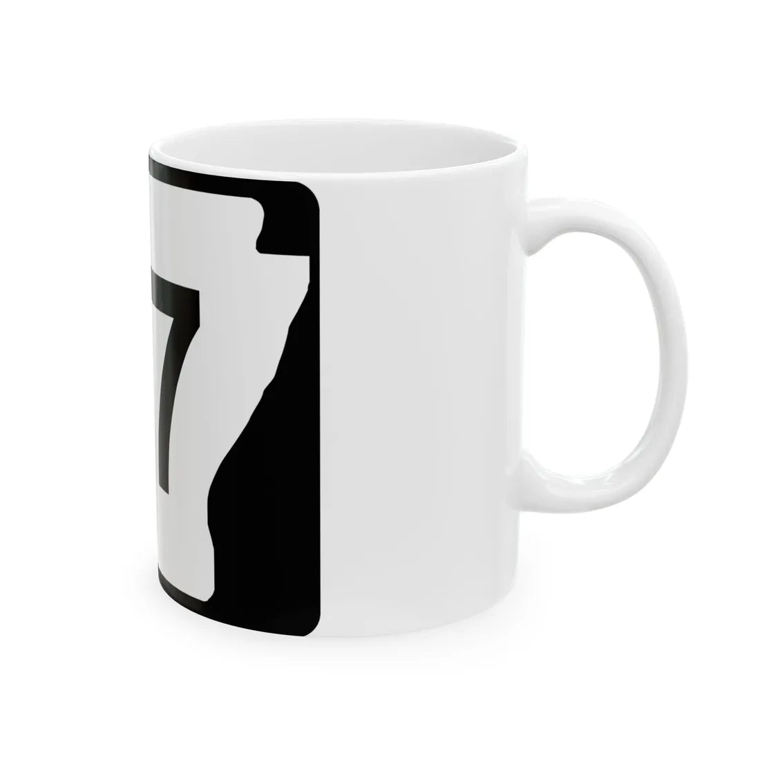 Arkansas 117 (Arkansas) (Road Sign) White Coffee Mug - Go Mug Yourself