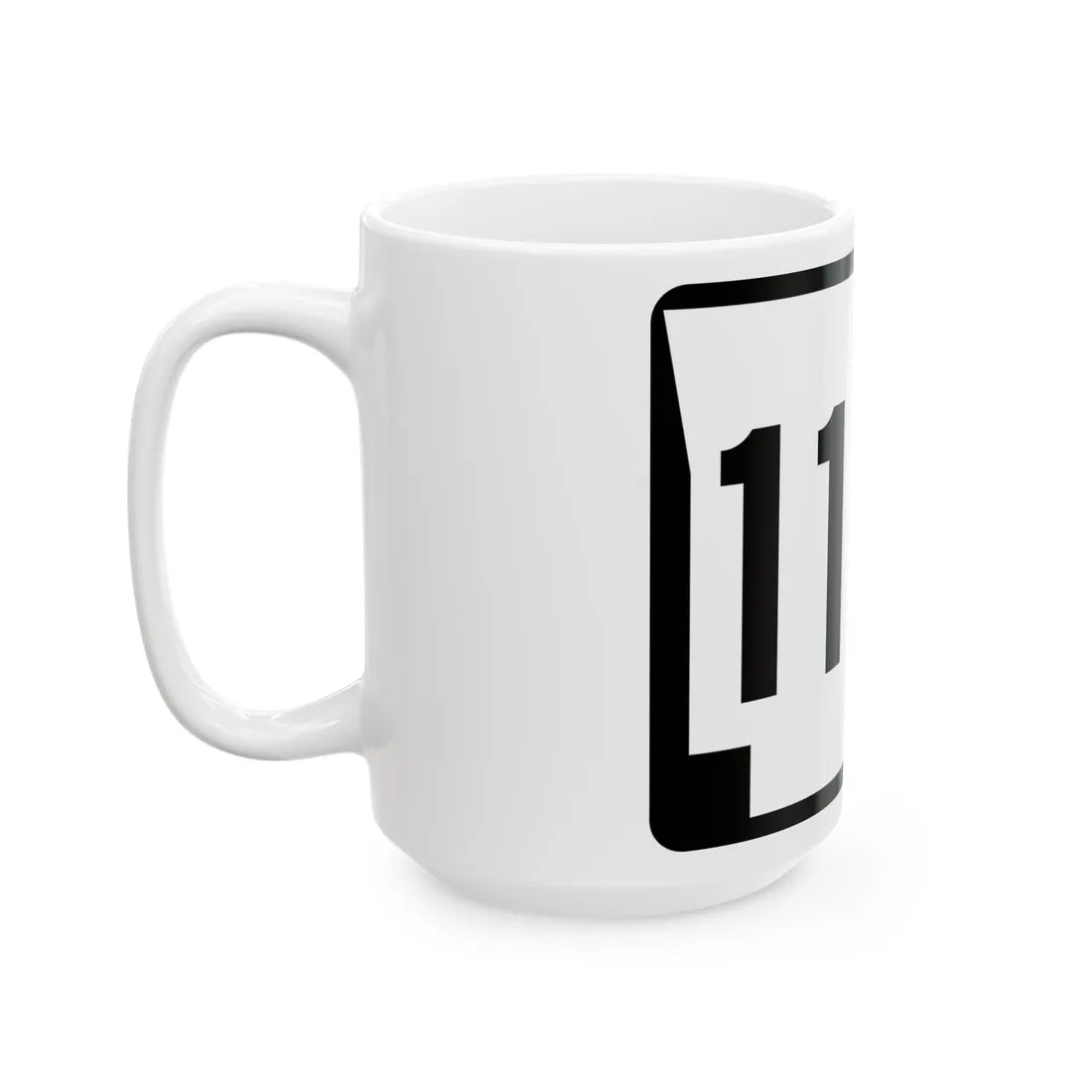 Arkansas 117S (Arkansas) (Road Sign) White Coffee Mug - Go Mug Yourself