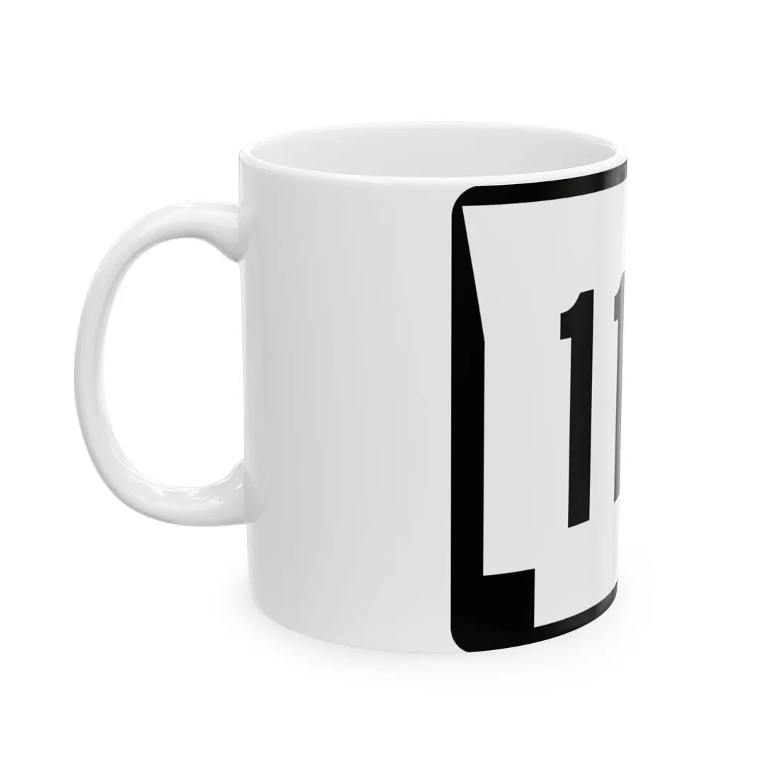 Arkansas 119Y (Arkansas) (Road Sign) White Coffee Mug - Go Mug Yourself