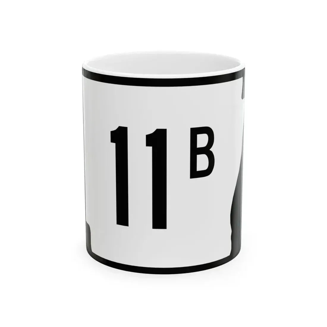 Arkansas 11B (Arkansas) (Road Sign) White Coffee Mug 11oz - Go Mug Yourself