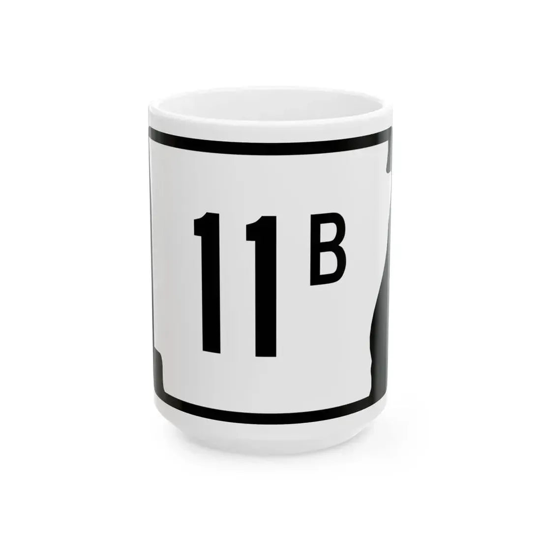 Arkansas 11B (Arkansas) (Road Sign) White Coffee Mug - Go Mug Yourself