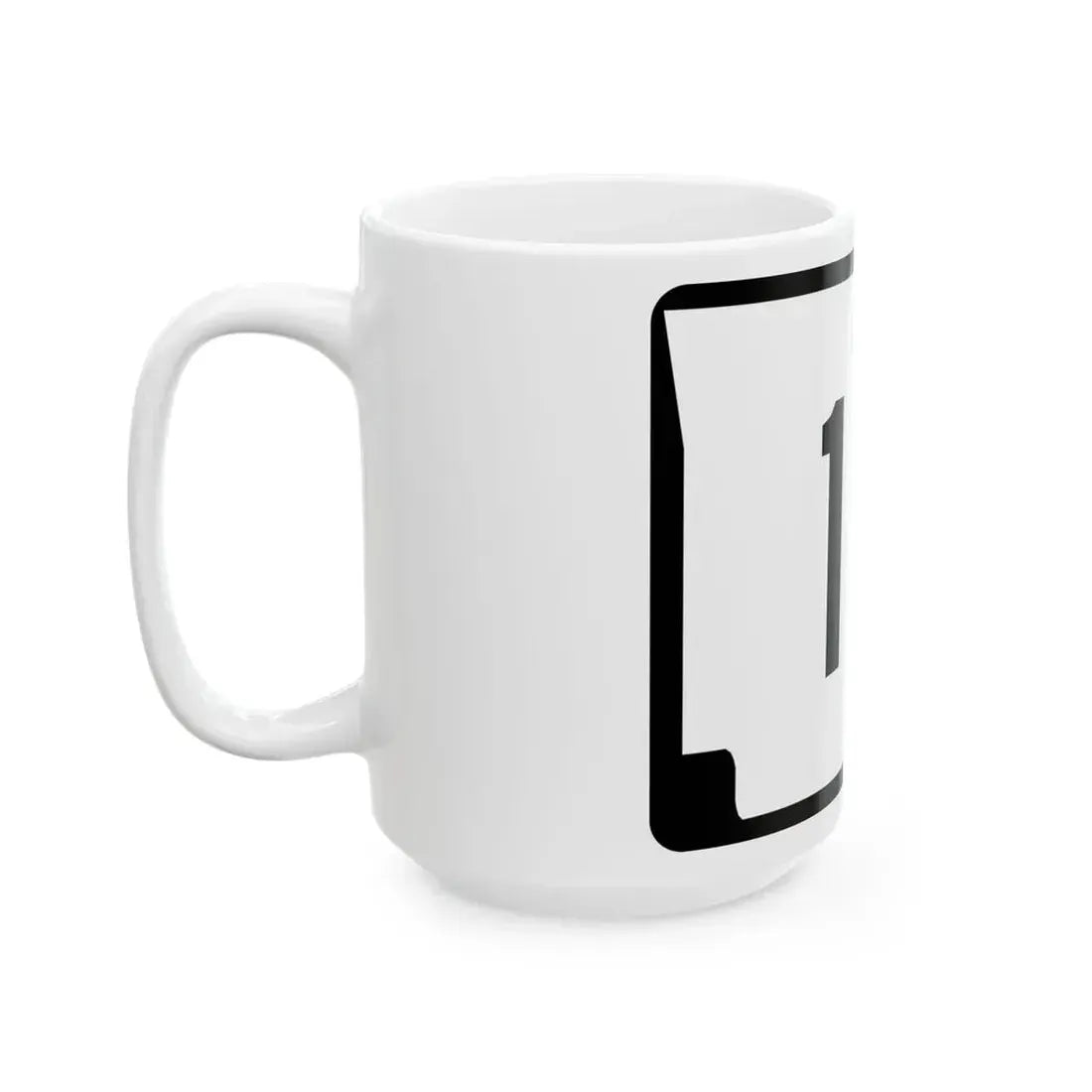 Arkansas 11S (Arkansas) (Road Sign) White Coffee Mug - Go Mug Yourself