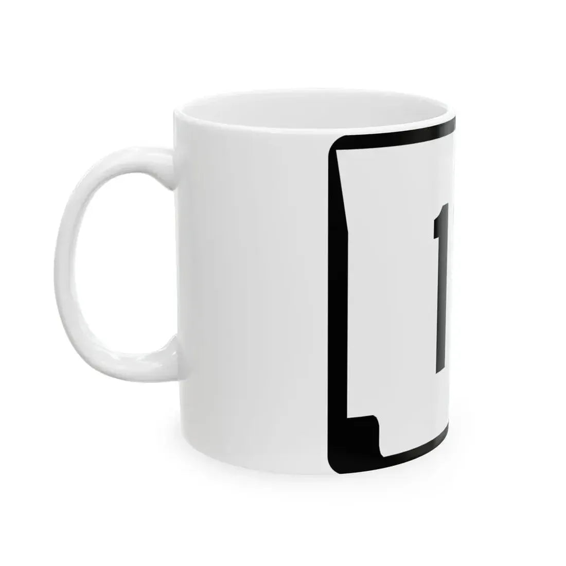 Arkansas 11S (Arkansas) (Road Sign) White Coffee Mug - Go Mug Yourself