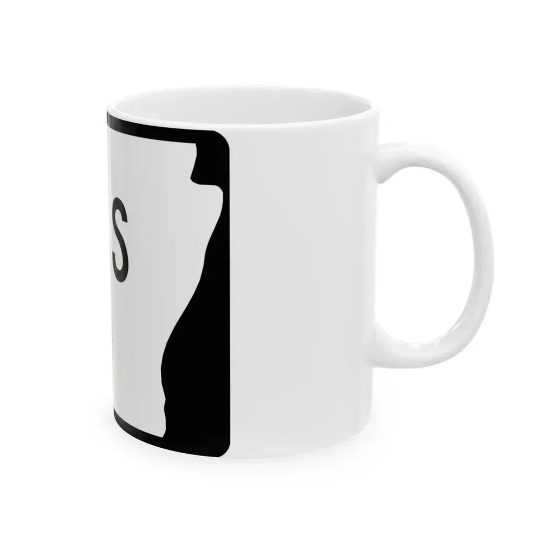 Arkansas 11S (Arkansas) (Road Sign) White Coffee Mug - Go Mug Yourself