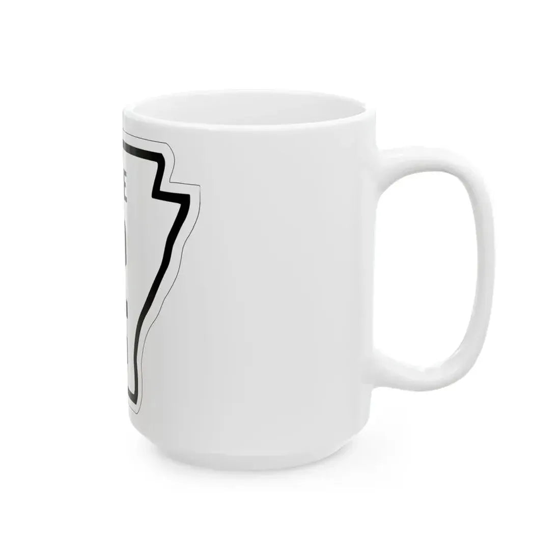 Arkansas 12 1926 (Arkansas) (Road Sign) White Coffee Mug - Go Mug Yourself