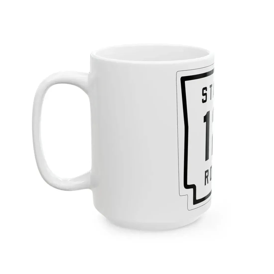 Arkansas 12 1926 (Arkansas) (Road Sign) White Coffee Mug - Go Mug Yourself