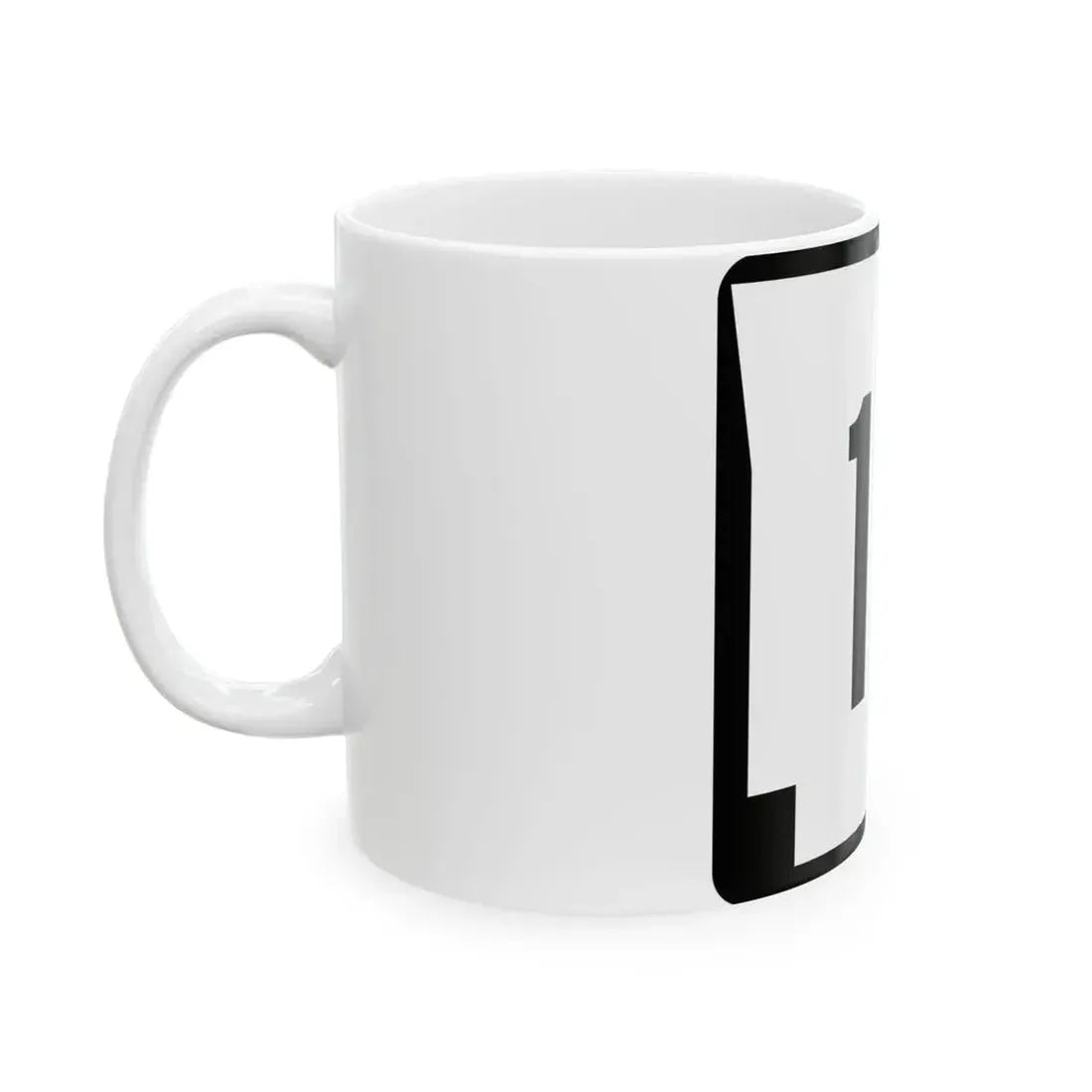 Arkansas 12 (Arkansas) (Road Sign) White Coffee Mug - Go Mug Yourself