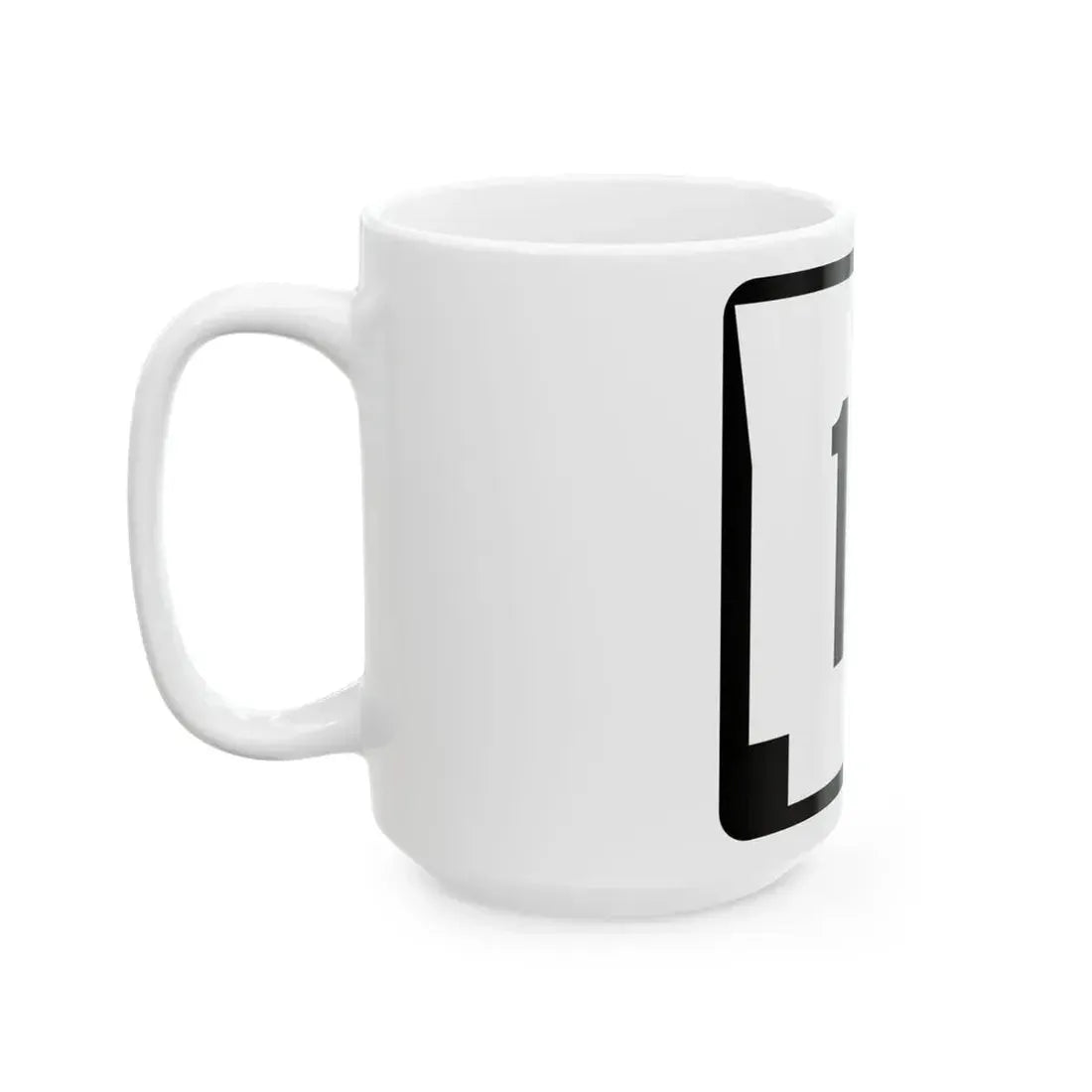Arkansas 12 (Arkansas) (Road Sign) White Coffee Mug - Go Mug Yourself