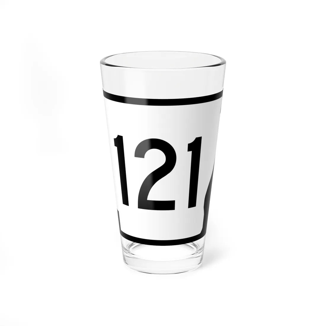Arkansas 121 (Arkansas) (Road Sign) Pint Glss 16oz 16oz - Go Mug Yourself