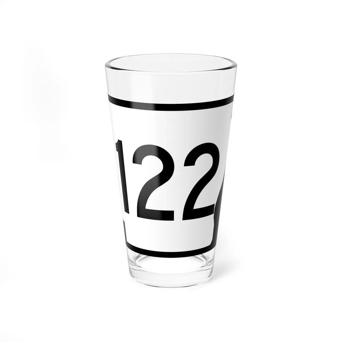 Arkansas 122 (Arkansas) (Road Sign) Pint Glss 16oz 16oz - Go Mug Yourself