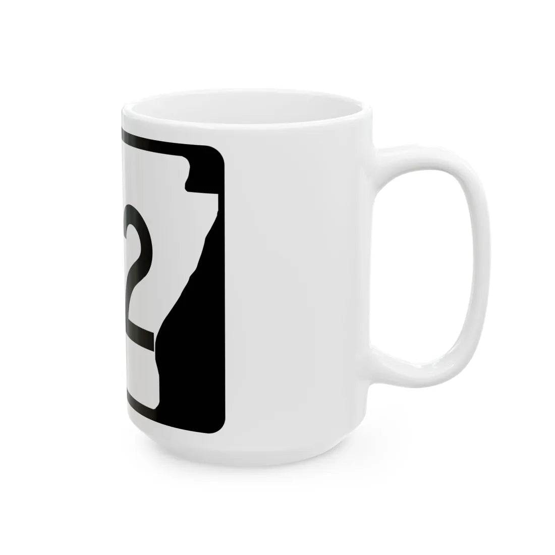 Arkansas 122 (Arkansas) (Road Sign) White Coffee Mug - Go Mug Yourself