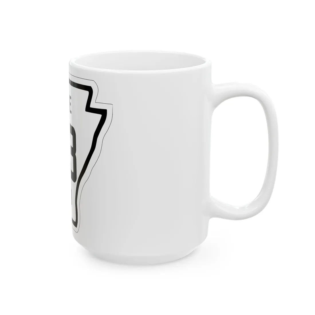 Arkansas 123 1926 (Arkansas) (Road Sign) White Coffee Mug - Go Mug Yourself