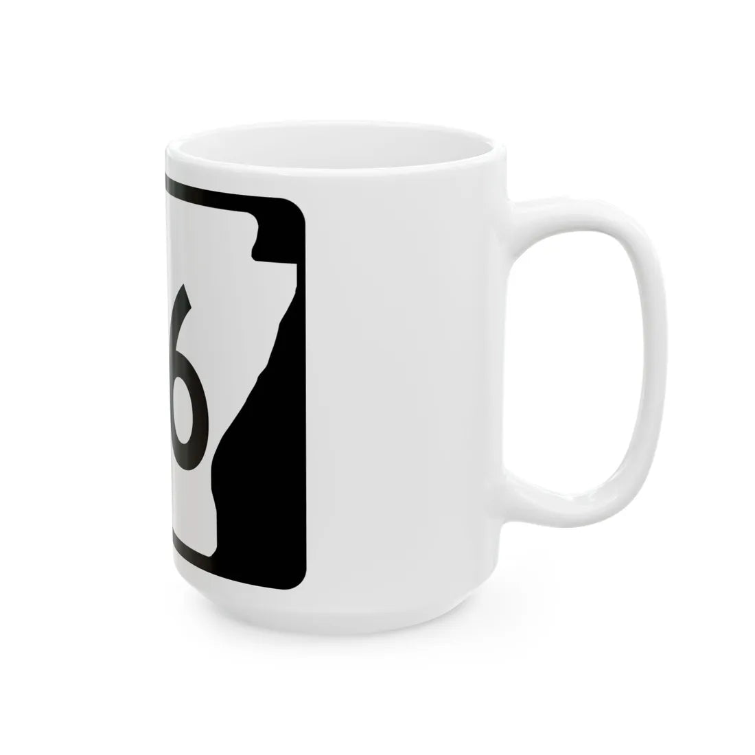 Arkansas 126 (Arkansas) (Road Sign) White Coffee Mug - Go Mug Yourself