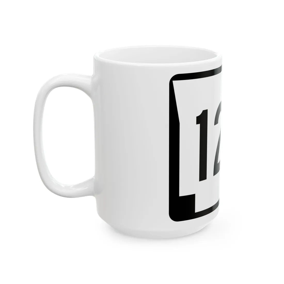 Arkansas 127 (Arkansas) (Road Sign) White Coffee Mug - Go Mug Yourself