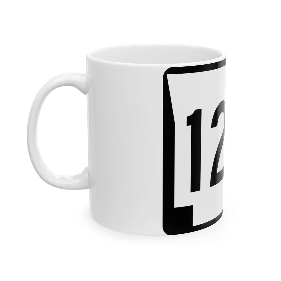 Arkansas 127S (Arkansas) (Road Sign) White Coffee Mug - Go Mug Yourself