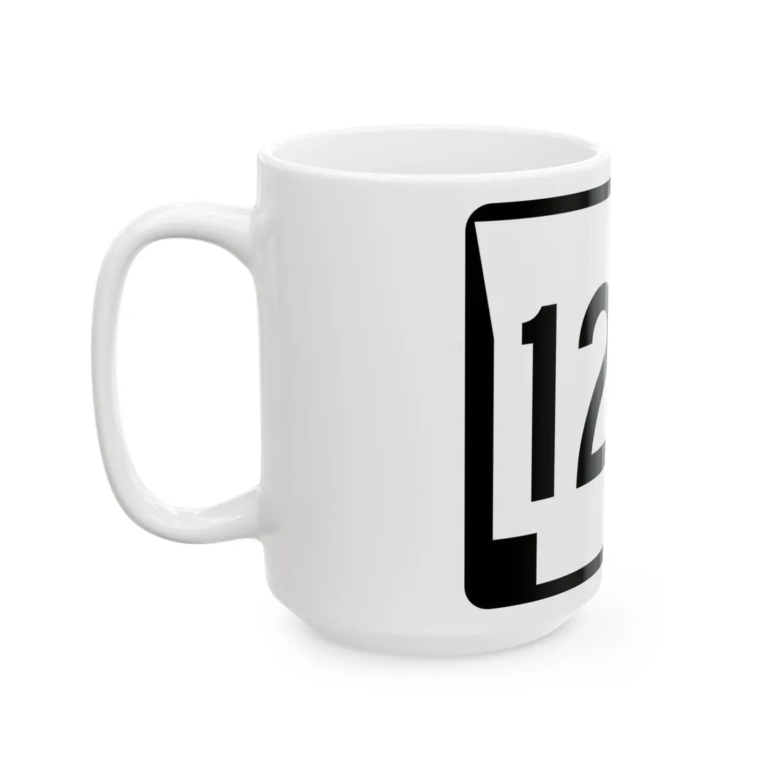 Arkansas 127S (Arkansas) (Road Sign) White Coffee Mug - Go Mug Yourself