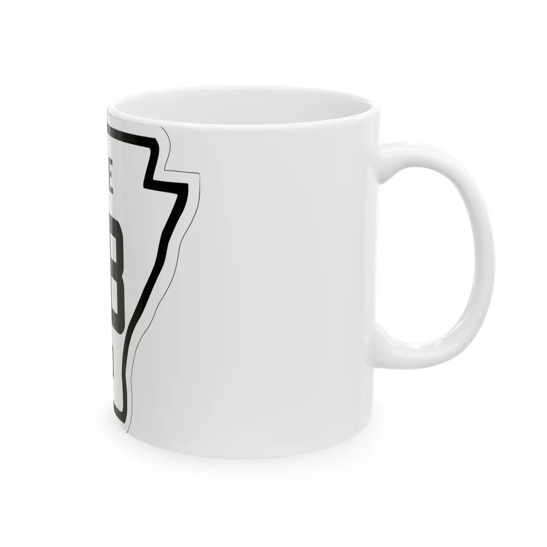 Arkansas 128 1926 (Arkansas) (Road Sign) White Coffee Mug - Go Mug Yourself
