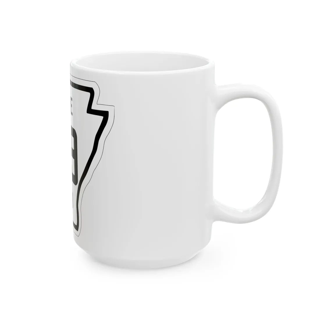 Arkansas 129 1926 (Arkansas) (Road Sign) White Coffee Mug - Go Mug Yourself