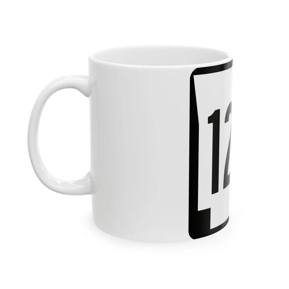 Arkansas 129 1970 (Arkansas) (Road Sign) White Coffee Mug - Go Mug Yourself