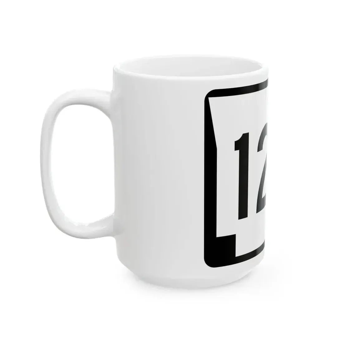 Arkansas 129 (Arkansas) (Road Sign) White Coffee Mug - Go Mug Yourself