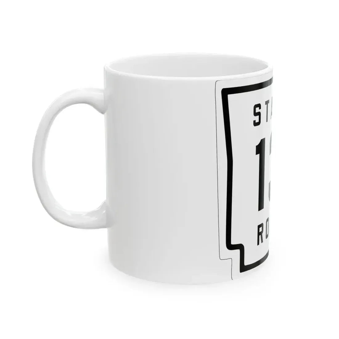 Arkansas 13 1926 (Arkansas) (Road Sign) White Coffee Mug - Go Mug Yourself